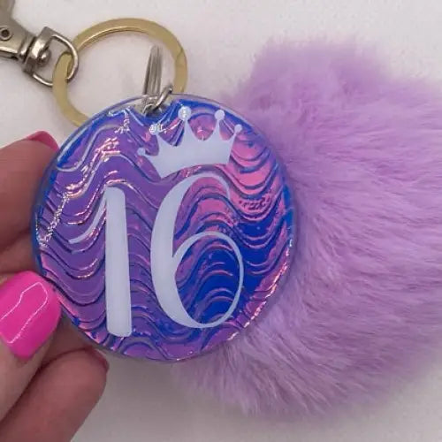 Age keychains sweet 16 coming of age 21 years 18 years. - KEYCHAIN