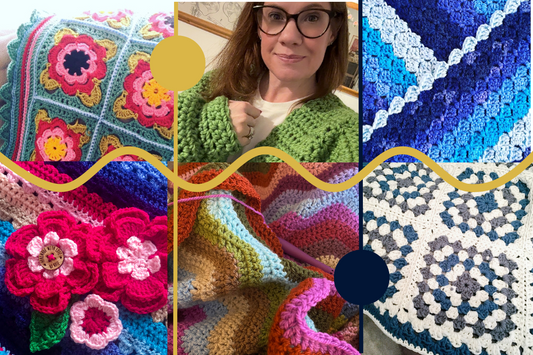 Chunky crochet cardigans and crochet blankets