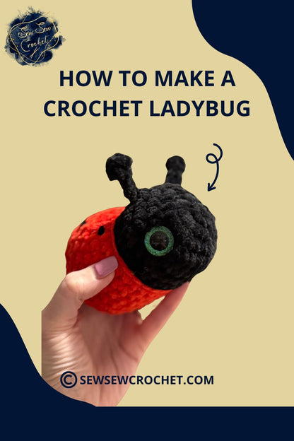 LadyBug Crochet Pattern - Digital Download Only