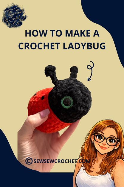 LadyBug Crochet Pattern - Digital Download Only