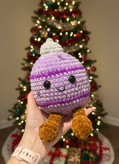 Crochet Purple Bauble