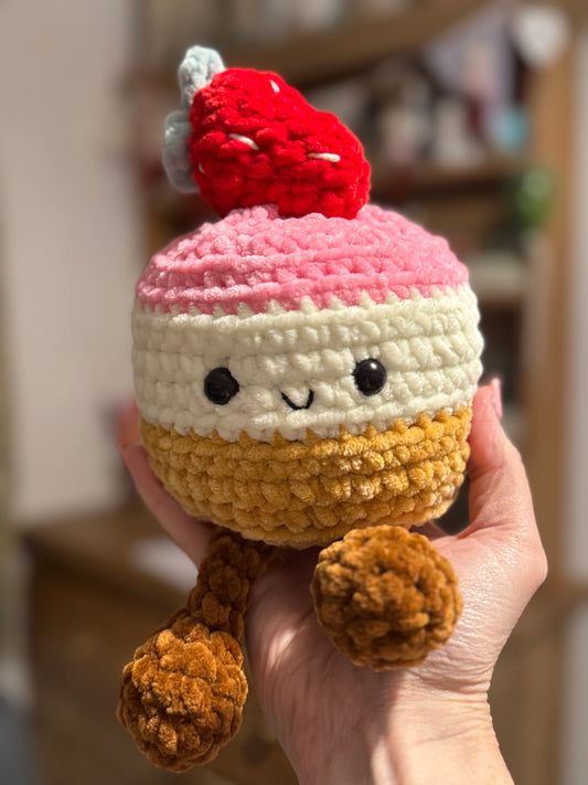 Berry Belle Crochet Cheesecake Plush