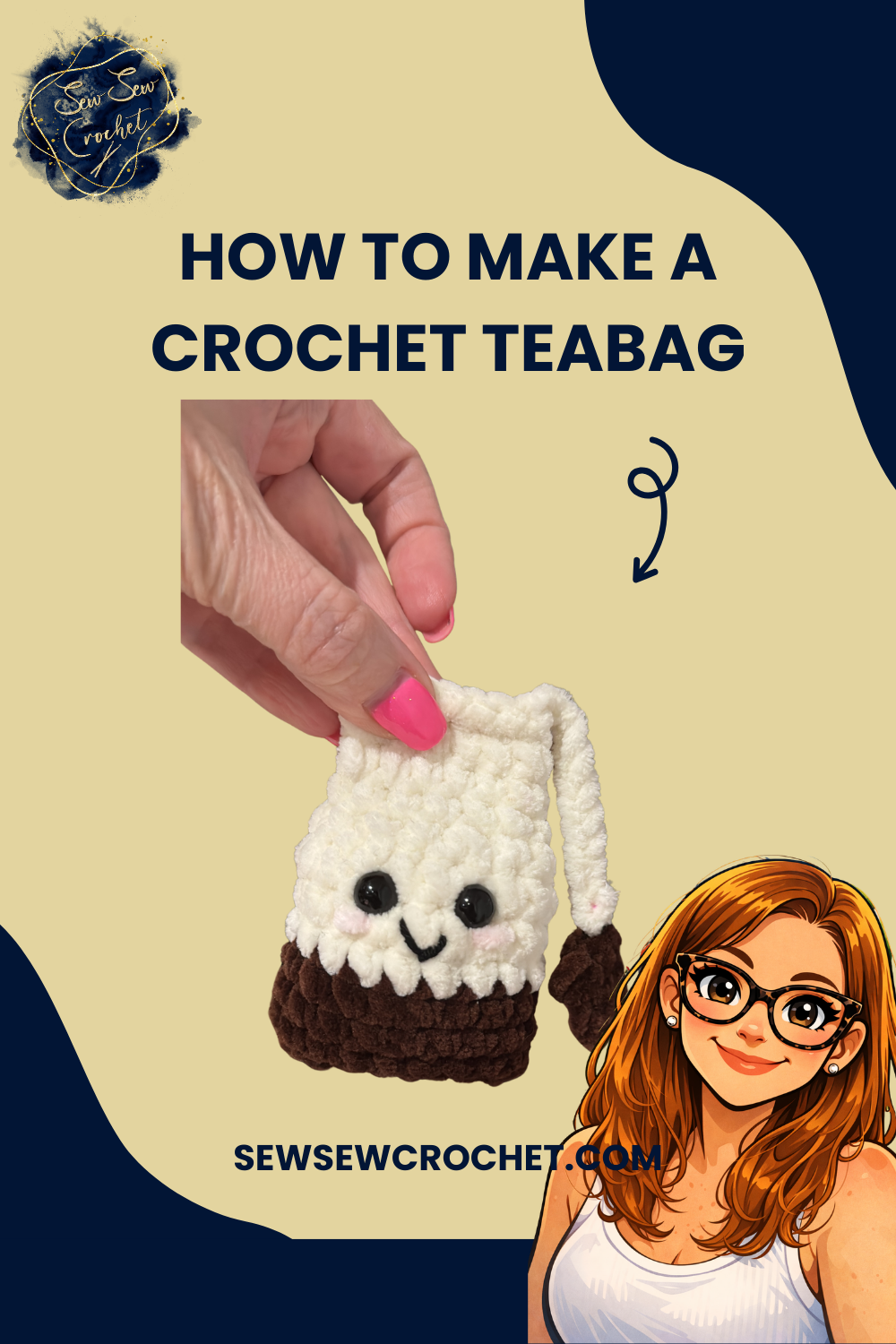 Crochet Tea Bag Pattern – PDF Digital Download