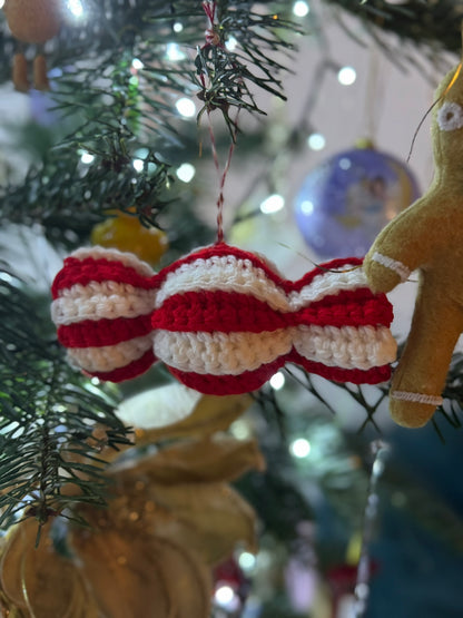 Crochet Christmas Candy Sweet Tree Decoration