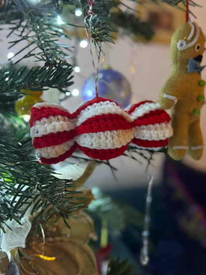 Crochet Christmas Candy Sweet Tree Decoration