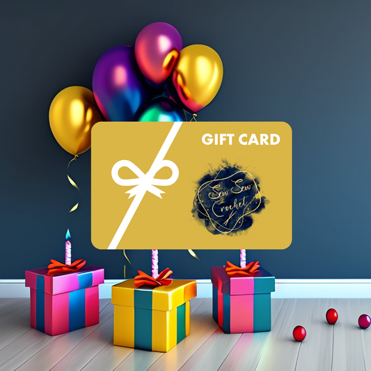 A Sew Sew Crochet - digital gift cards