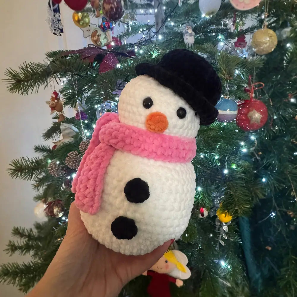 Christmas Crochet Snowman - CHRISTMAS ITEM