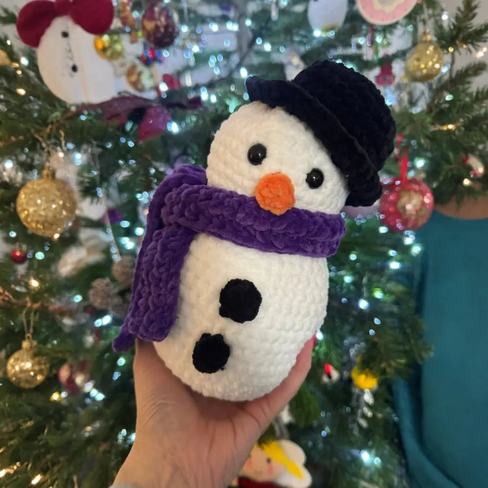 Christmas Crochet Snowman - CHRISTMAS ITEM