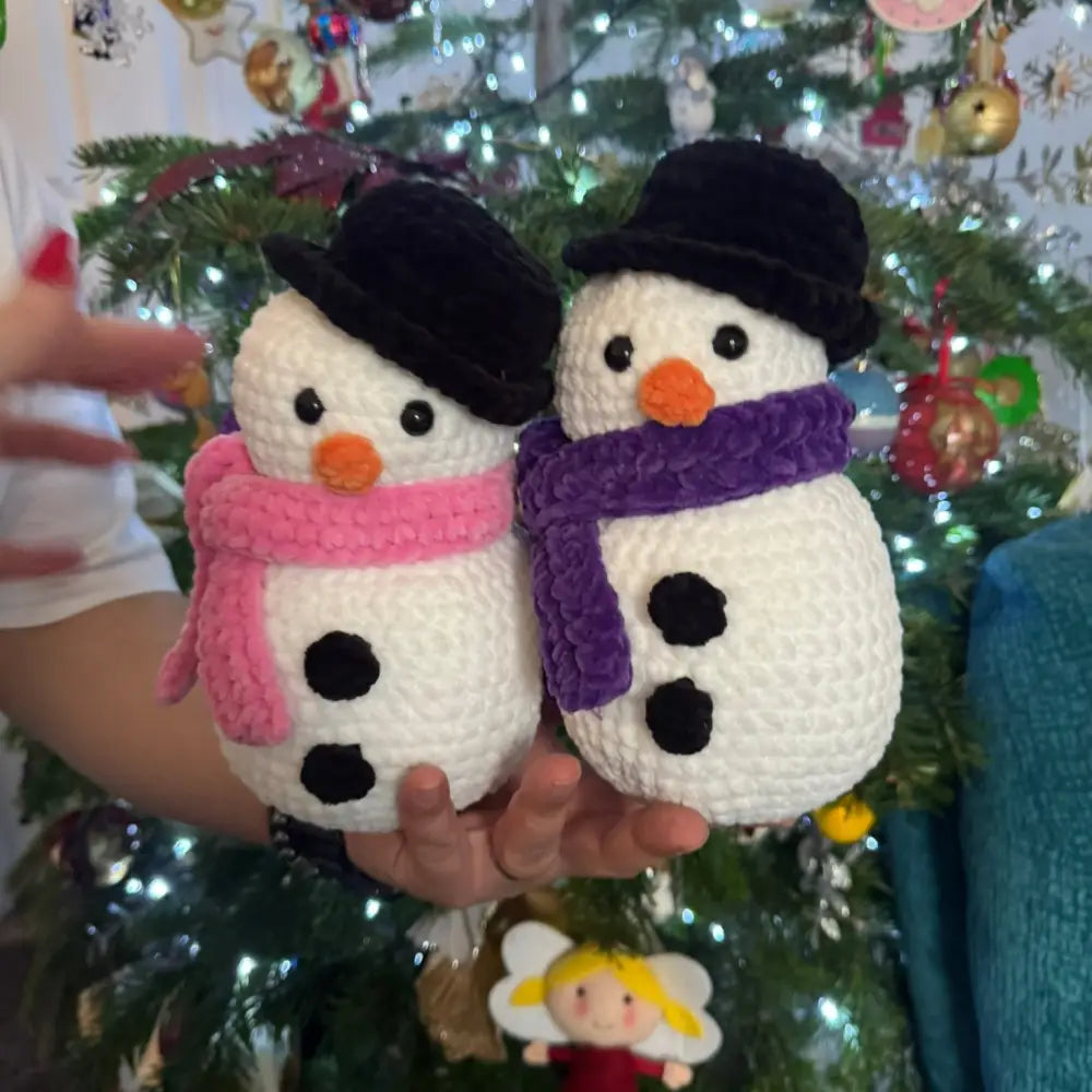 Christmas Crochet Snowman - CHRISTMAS ITEM