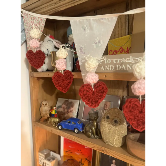 Valentine’s Day Gift Bundle – Funny Storage Jars Heart Keychain and Bunting - DEALS and BUNDLES