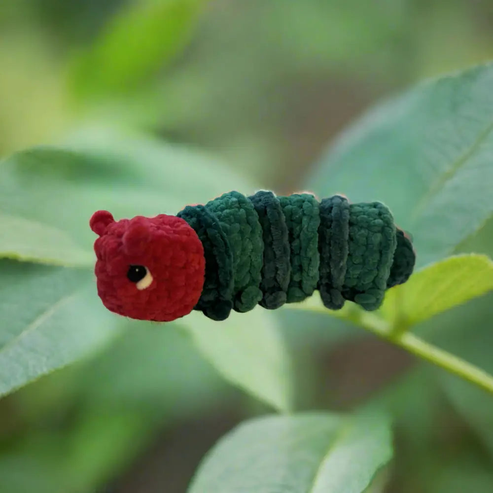 Handmade Crochet Caterpillar - GIFT