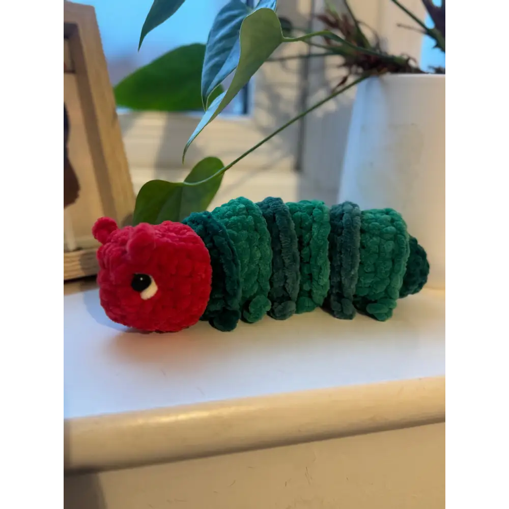 Handmade Crochet Caterpillar - GIFT