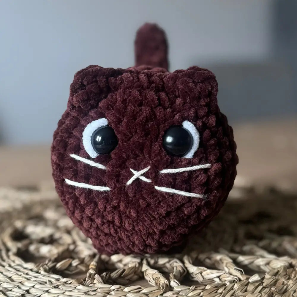 Kittens For Sale - stuffed crocheted cat - Brown - GIFT