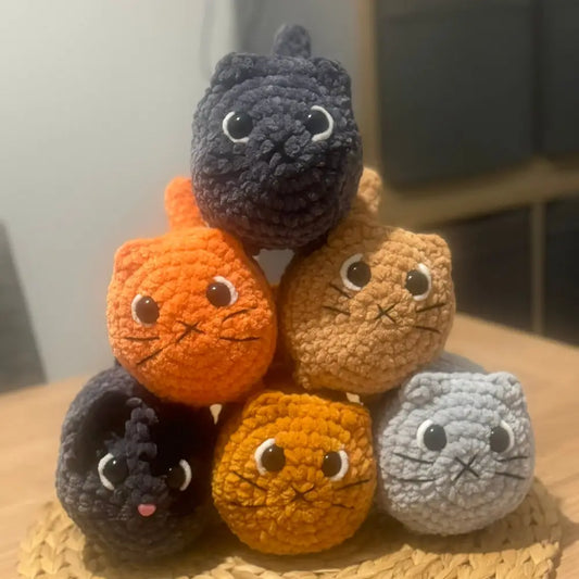 Kittens For Sale - stuffed crocheted cat - Orange - GIFT