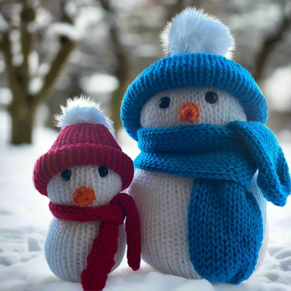 Knitted Christmas Snowman. - CHRISTMAS ITEM