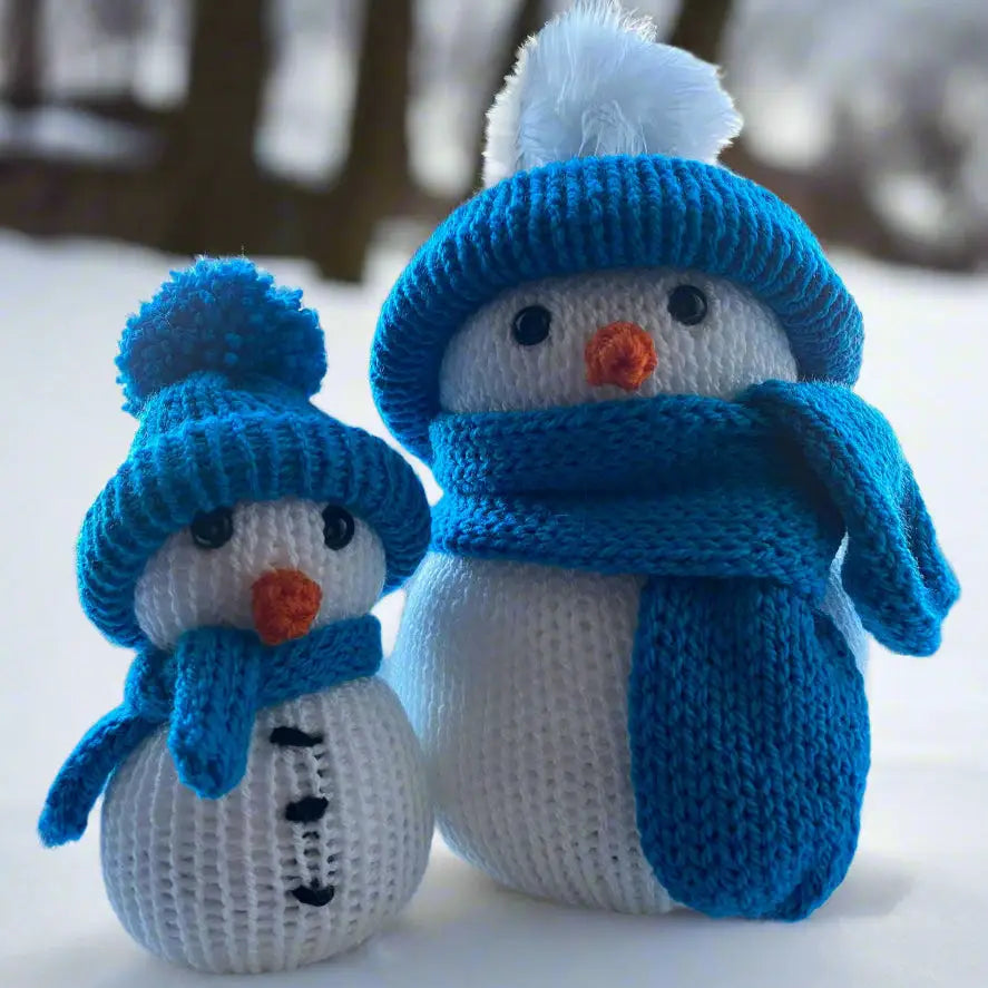 Knitted Christmas Snowman. - CHRISTMAS ITEM