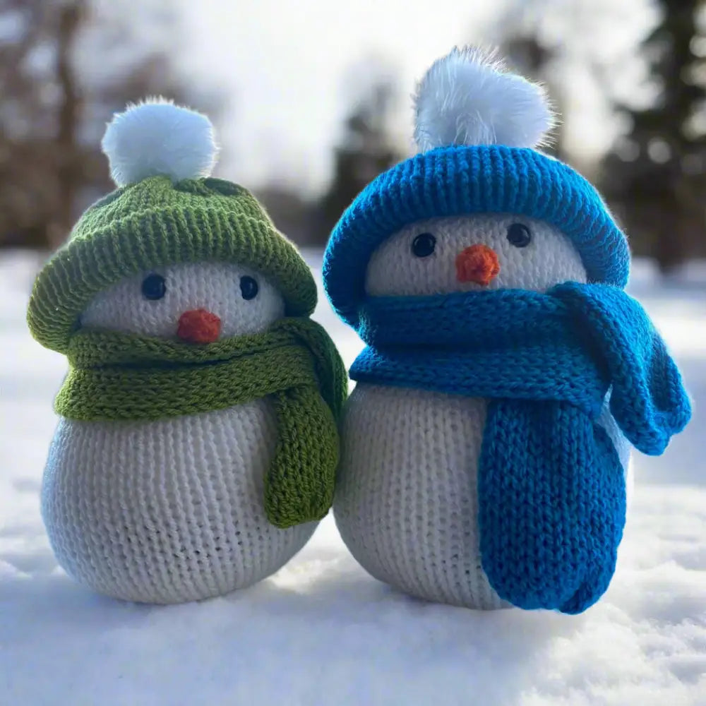 Knitted Christmas Snowman. - CHRISTMAS ITEM