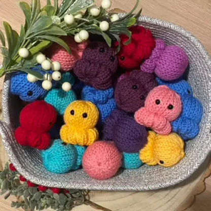 Knitted Octopus - small - CHRISTMAS ITEM