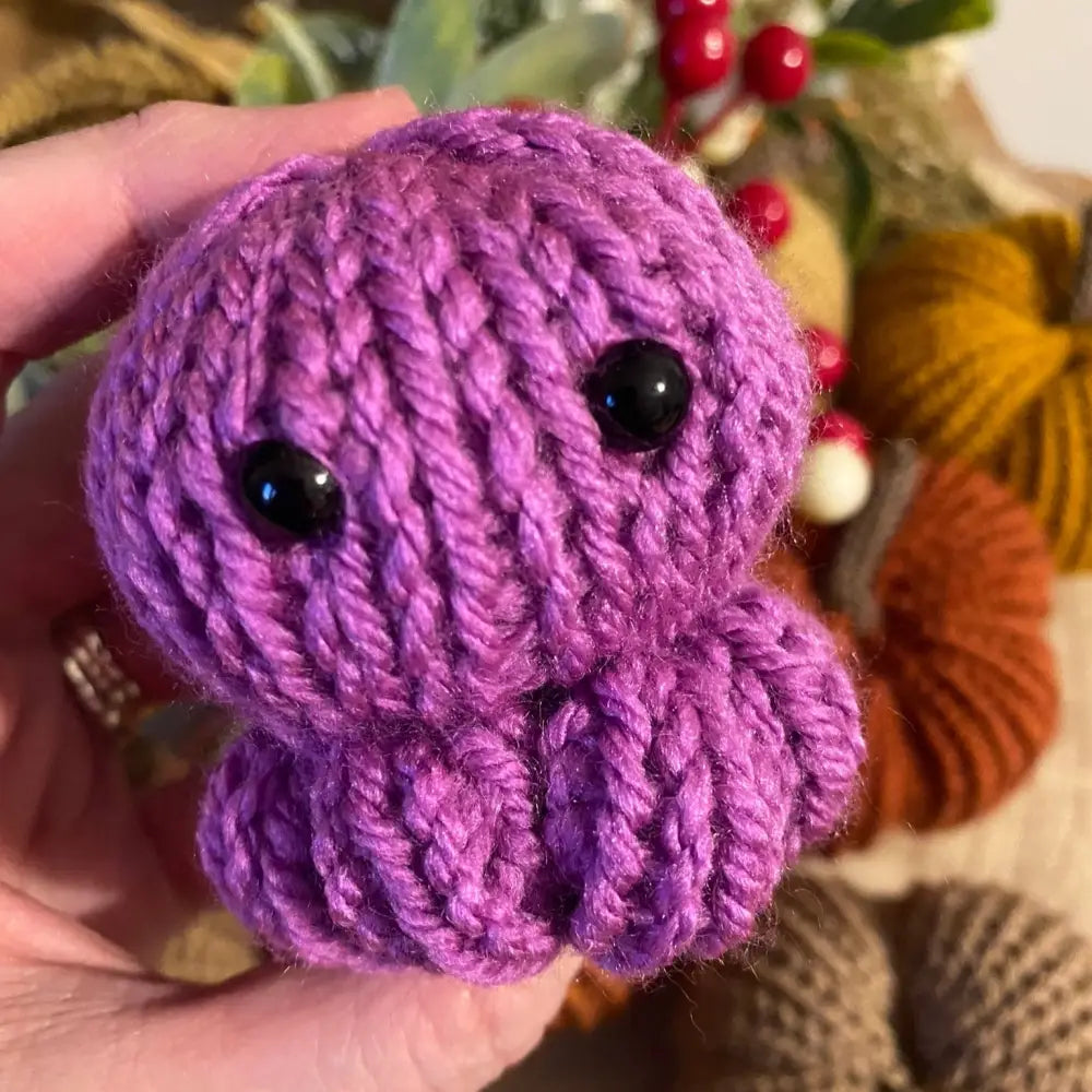 Knitted Octopus - small - CHRISTMAS ITEM