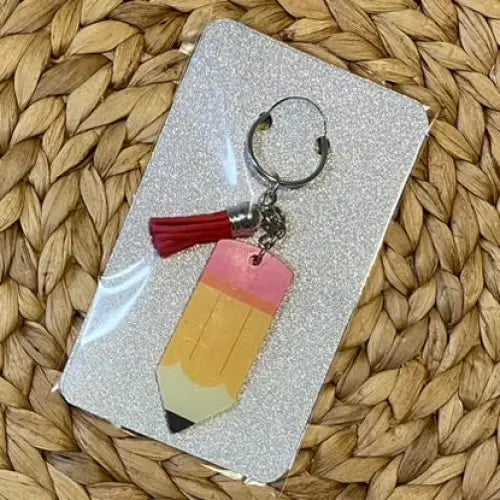 Personalised Pencil / Teacher Keychains - KEYCHAIN