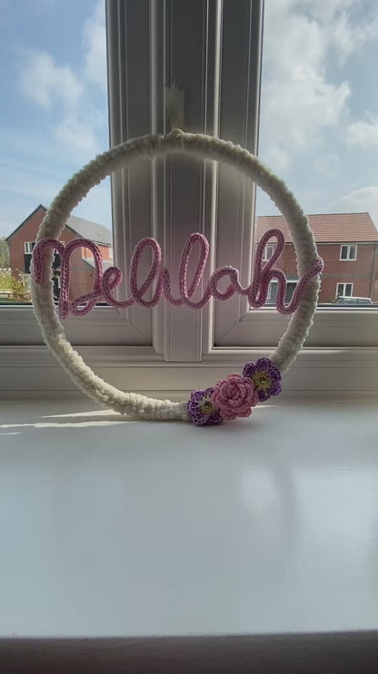 Personalised Name or Custom Wall Hanging.