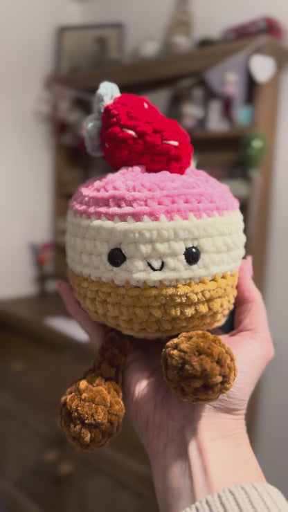 Berry Belle Crochet Cheesecake Plush
