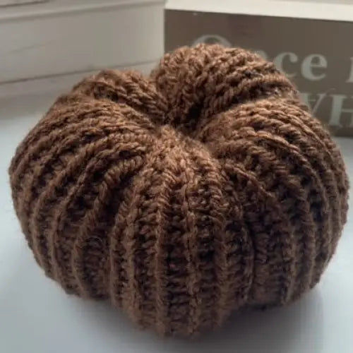 Set of Three Crochet Pumpkins - GIFT DECOR