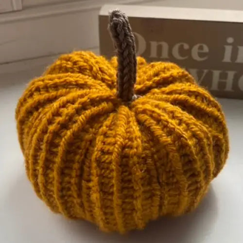 Set of Three Crochet Pumpkins - GIFT DECOR