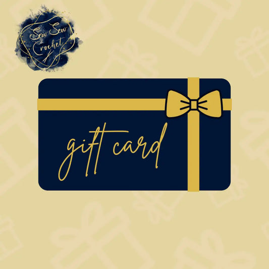 Sew Sew Crochet - GIFT CARD - GIFT CARD